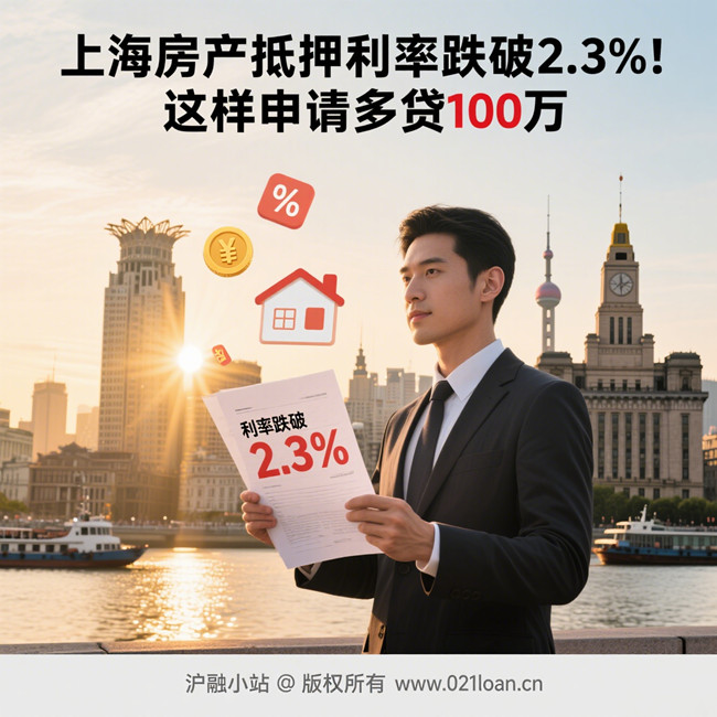 上海房产抵押贷款利率